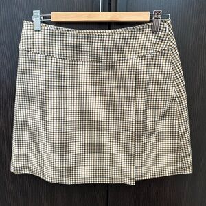 Treasure & Bond Gingham A-Line Skirt